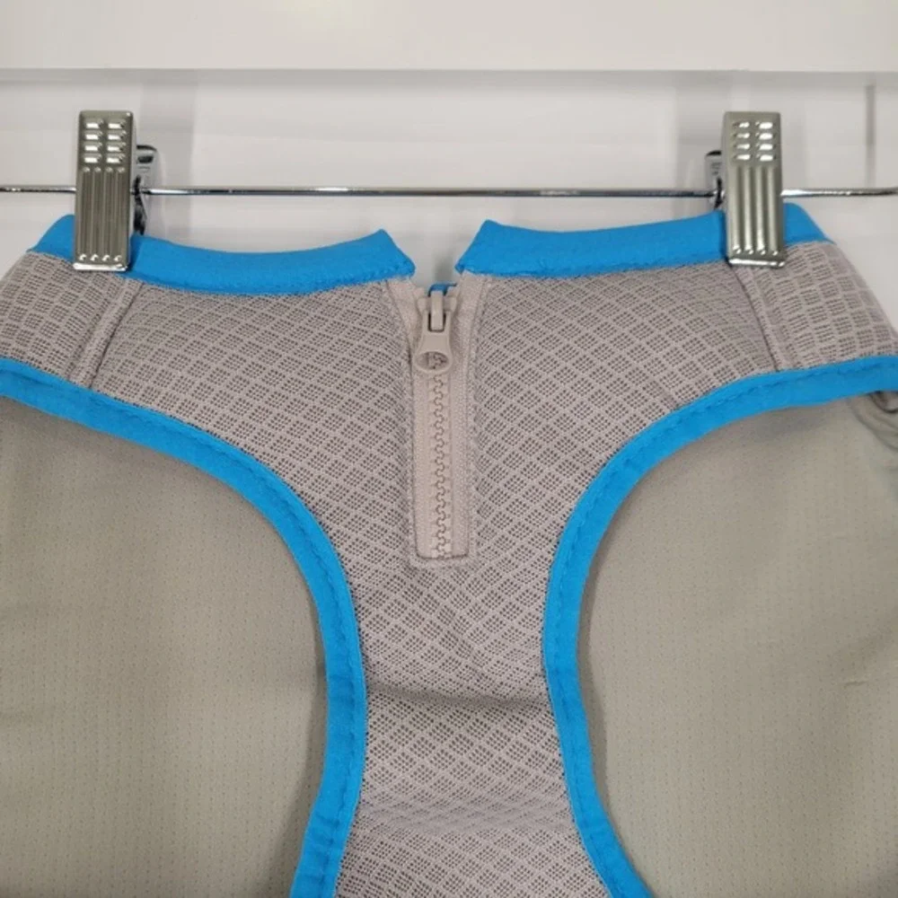 All For Paws Chill Out‎ Dog Cooling Vest Silver Blue Mesh Size Medium NEW